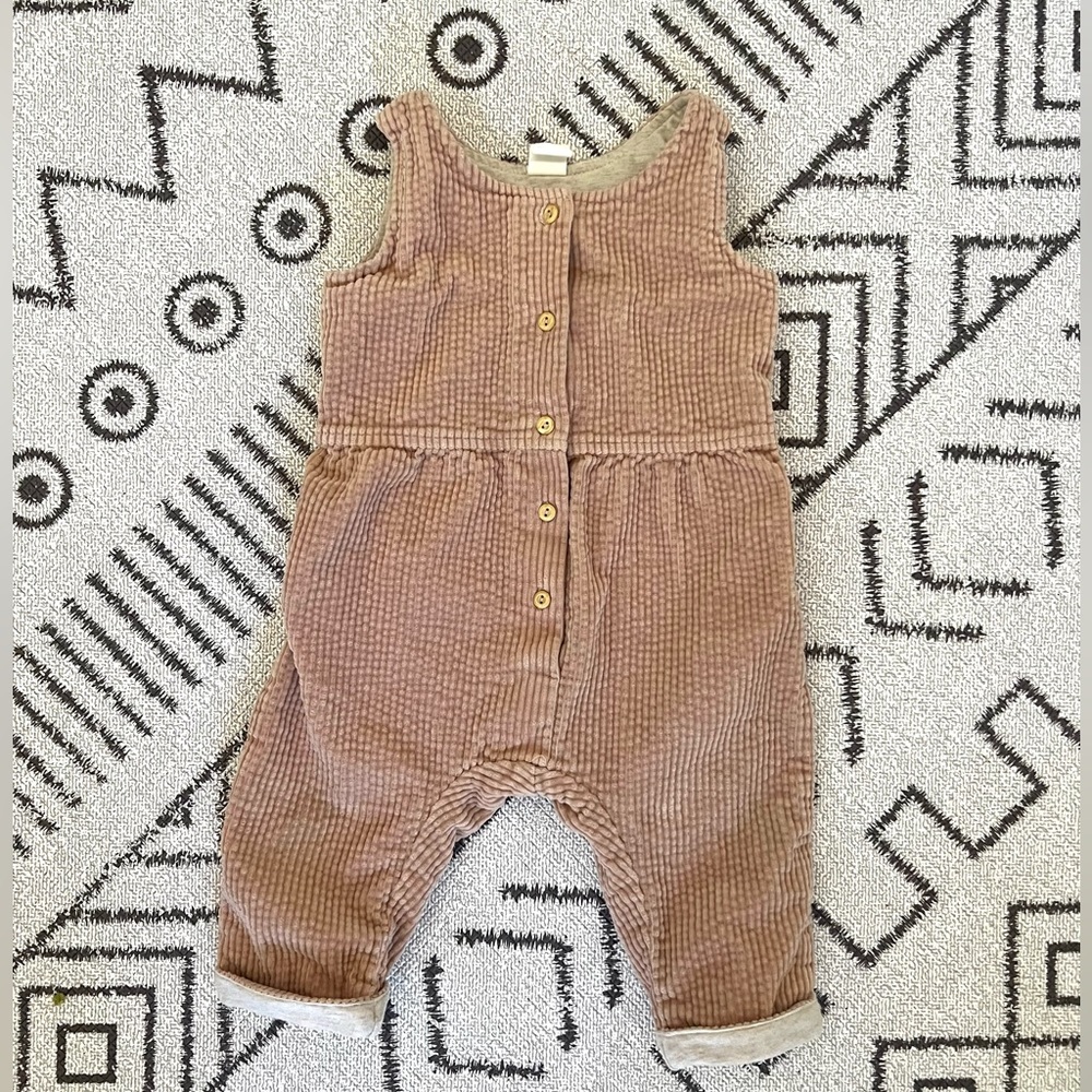 H&M Corduroy Romper 6-9
